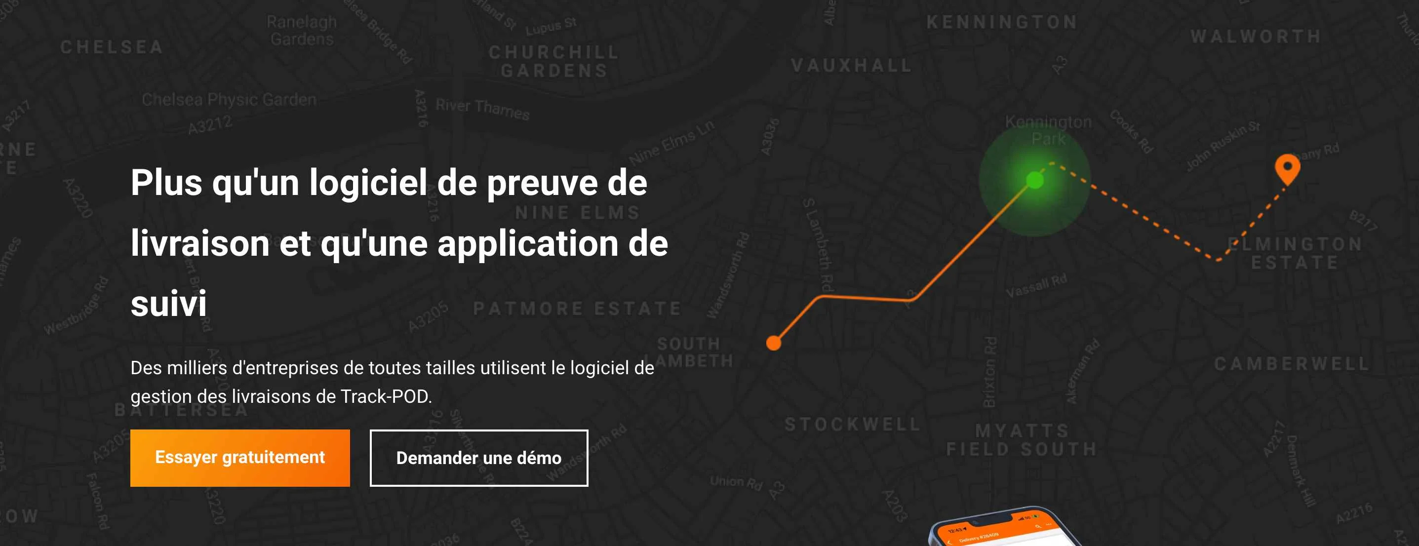trackpod dernier km