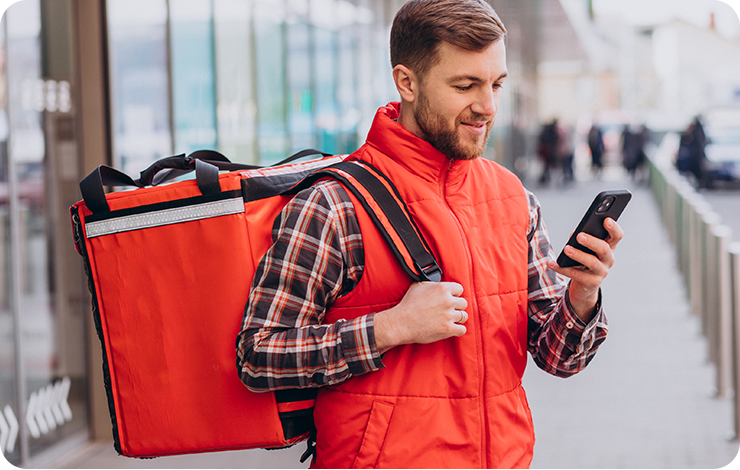 Application mobile livreur intuitive​