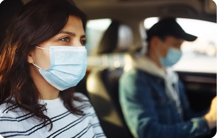 Covid 19 zone deplacement autour chez vous