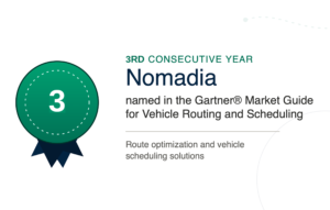 Nomadia Named in the Gartner® Market Guide for Vehicle Routing and Scheduling for the 3th Consecutive Year