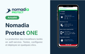 Nomadia lance Nomadia Protect ONE, une nouvelle offre self-service pour démocratiser la protection des travailleurs isolés